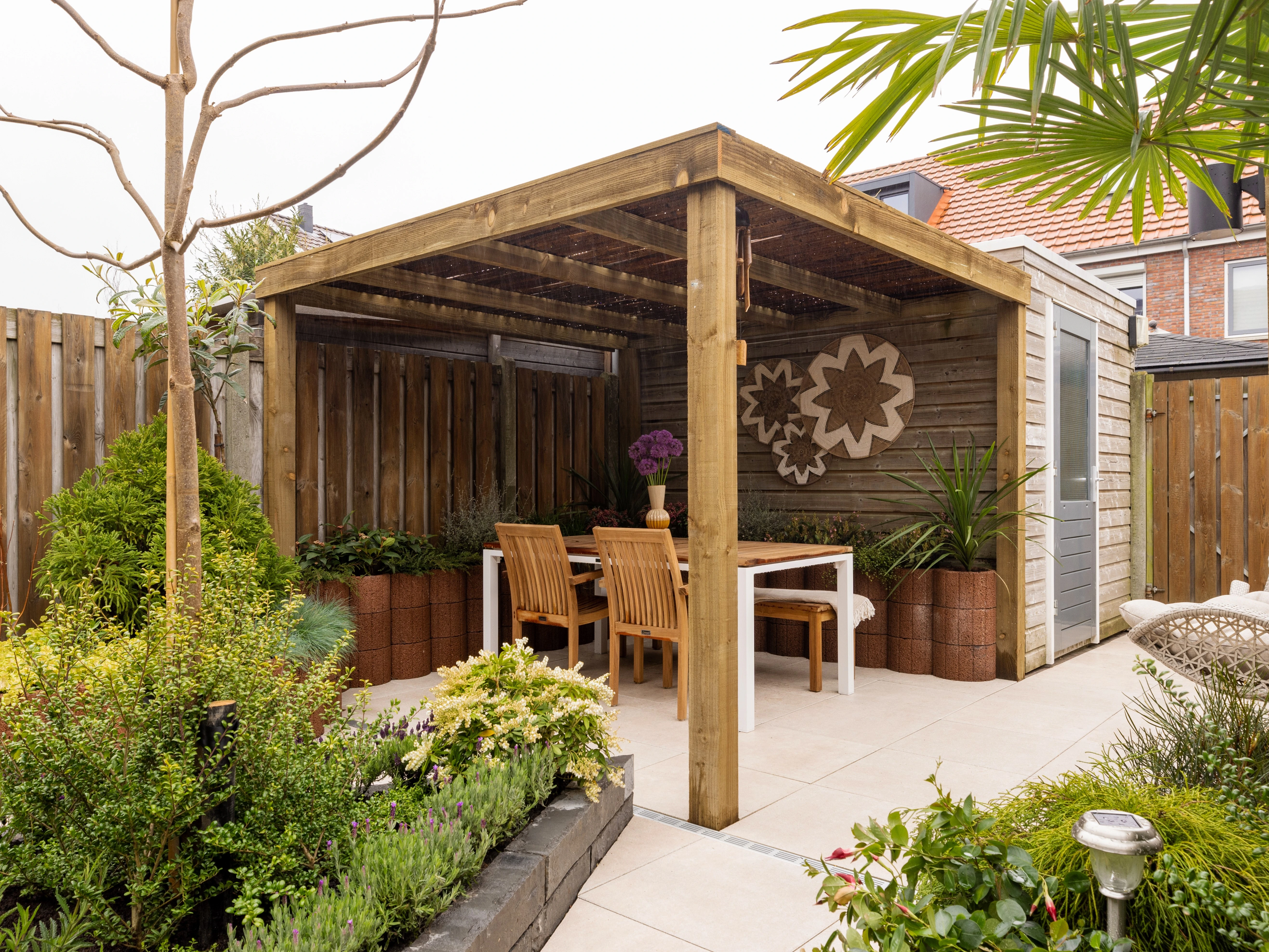 Gardenlux Moonflor Zwart 35Ø x 20 cm - Afbeelding 3